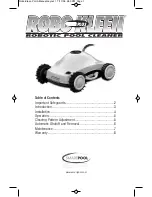 Preview for 1 page of SmartPool Robo-Kleen PLUS User Manual