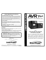 SmartPower AVR10-120TBF User Manual предпросмотр