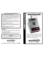 SmartPower SmartSurge User Manual preview