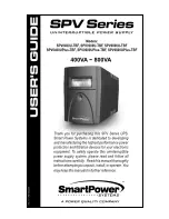 SmartPower SPV0400U-TBF User Manual preview