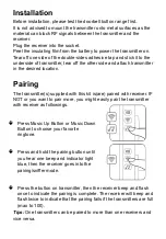 Предварительный просмотр 3 страницы SMARTROL Wireless doorbell User Manual