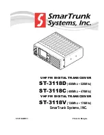SmarTrunk Systems ST-3118C User Manual preview