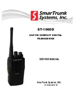 Предварительный просмотр 1 страницы SmarTrunk ST-1000D Service Manual