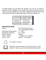 Preview for 13 page of Smartwares 10.006.74 User Manual