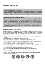 Preview for 4 page of Smartwares 10.021.37 Installation And Operating Instructions Manual