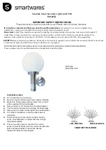 Preview for 1 page of Smartwares RVS47LA Manual