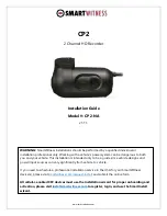 Preview for 1 page of SmartWitness CP2 Series Installation Manual