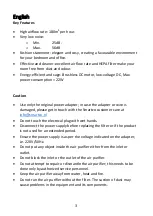 Preview for 4 page of SMARTZO KJ180F-E02 User Manual