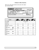 Preview for 2 page of SMB XDI 8 D User Instructions