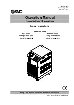 Preview for 1 page of SMC Corporation HRS030-A-20 series Original Instructions Manual