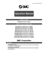 SMC Corporation IDG5*V4-***-*-X032 Series Operation Manual preview