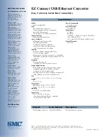 Предварительный просмотр 2 страницы SMC Networks 2102USB/ETH - FICHE TECHNIQUE Specifications