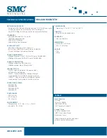 Preview for 2 page of SMC Networks 2209USB/ETH Specifications