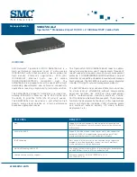 Preview for 1 page of SMC Networks 6726AL2 FICHE Technical Specifications
