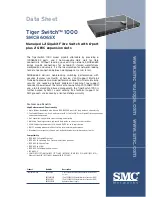 Preview for 1 page of SMC Networks 8606SX - FICHE TECHNIQUE Manual