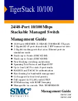 SMC Networks 8724M INT - annexe 1 Management Manual предпросмотр