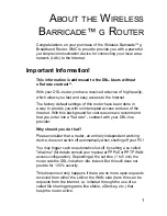 Preview for 5 page of SMC Networks Barricade g SMC2804WBR V.2 User Manual