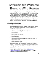 Preview for 8 page of SMC Networks Barricade g SMC2804WBR V.2 User Manual