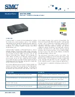 Preview for 1 page of SMC Networks Barricade SMC7004VBR Specifications