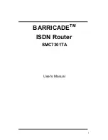 Preview for 1 page of SMC Networks BARRICADE SMC7301TA User Manual