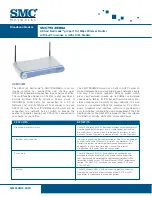 SMC Networks Barricade SMC7904WBRA Specifications preview