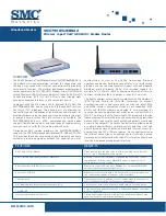 SMC Networks Barricade SMC7908VoWBRA2 Specifications предпросмотр