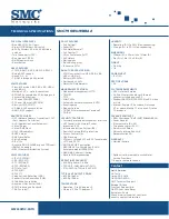 Preview for 2 page of SMC Networks Barricade SMC7908VoWBRA2 Specifications