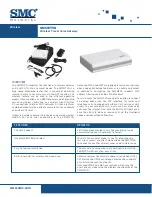 Preview for 1 page of SMC Networks Barricade SMCWTVG Specifications