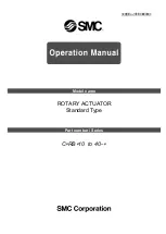 Предварительный просмотр 1 страницы SMC Networks C RB 10 Series Operation Manual