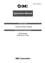 Preview for 1 page of SMC Networks CRQ2 Series Operation Manual