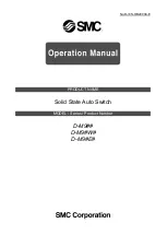 Предварительный просмотр 1 страницы SMC Networks D-M9 E Series Operation Manual