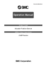 SMC Networks D-MP Series Operation Manual предпросмотр