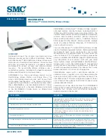 SMC Networks EliteConnect SMC2586W-G Specification Sheet preview