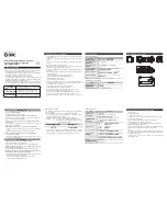 Preview for 1 page of SMC Networks EX230-SDN1 Installation And Maintenance Manual