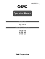 SMC Networks EX250-IE1 Operation Manual предпросмотр