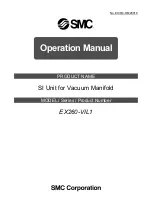 SMC Networks EX260-VIL1 Operation Manual preview