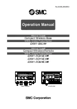 SMC Networks EXW1-BMJA Series Operation Manual preview