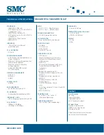 Предварительный просмотр 2 страницы SMC Networks EZ Card SMC1255TX/LP Specification Sheet