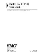 Preview for 3 page of SMC Networks EZ Card SMC8041TX User Manual