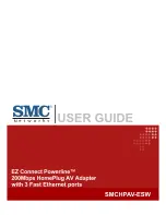Preview for 1 page of SMC Networks EZ Connect Powerline SMCHPAV-ESW Manual
