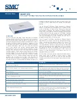 Preview for 1 page of SMC Networks EZ Connect SMCHT-ETH Specifications