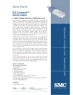 Preview for 1 page of SMC Networks EZ Connect SMCWUSB32 Datasheet