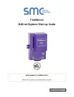 SMC Networks FieldServer BACnet Explorer Startup Manual preview