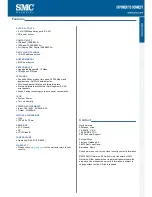 Preview for 2 page of SMC Networks FS5 - FICHE TECHNIQUE Product Overview