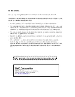 Предварительный просмотр 2 страницы SMC Networks HRZD020-W1S-W1S Operation Manual