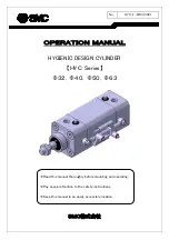 Preview for 1 page of SMC Networks HYC 32 Operation Manual