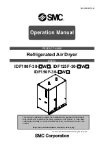 Preview for 1 page of SMC Networks IDF100F-30 W Series Operation Manual