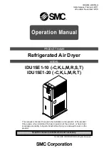 Preview for 1 page of SMC Networks IDU15E1-10 Operation Manual