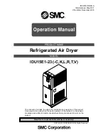 Preview for 1 page of SMC Networks IDU15E1-23 SERIES Operation Manual