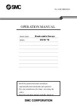Preview for 1 page of SMC Networks IZD10-*10 Series Operation Manual